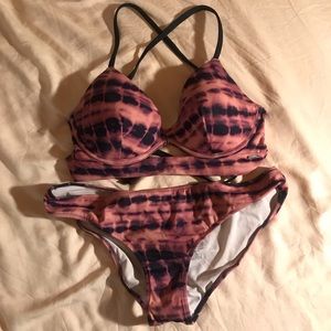 Victoria’s Secret Pink Tie Dye Bikini- Pink, M